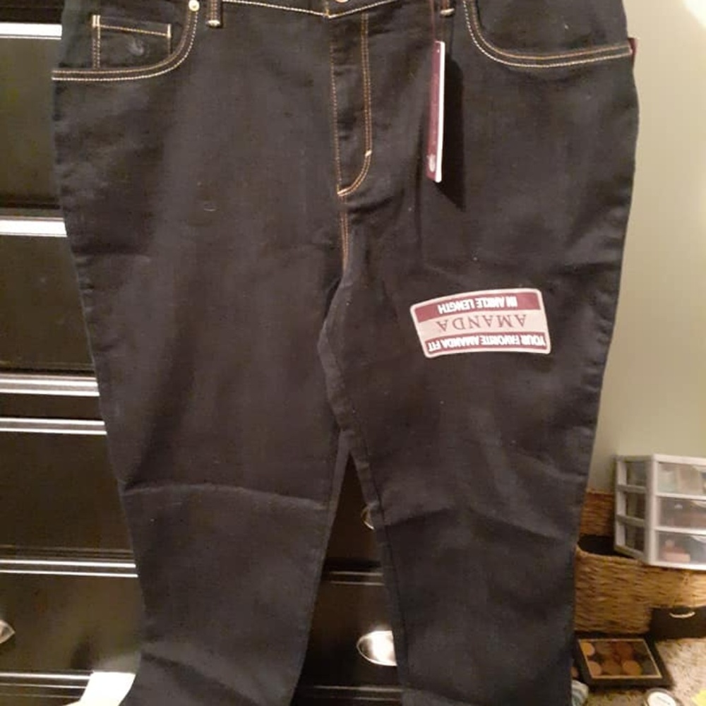 Straight leg jeans